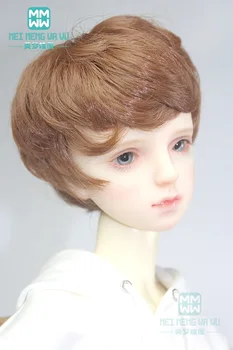 Кукла BJD парики коричневые Микро вьющиеся волосы на голове Прозрачный Силиконовый Парик Защитная Крышка для 1/6 1/4 1/3 Куклы BJD SD doll