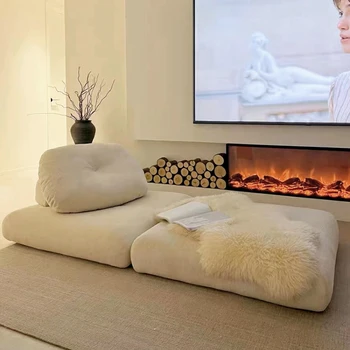 Минималистичные Модульные диваны из скандинавской современной ткани, Складной Домашний диван для гостиной, Трансформируемый Секционный Para El Hogar