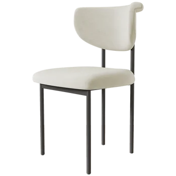 Обеденный стул французского кремового цвета, изготовленный на заказ, легкий и роскошный. Дизайнерский стул современный и простой. Домашний обеденный стол и стул b