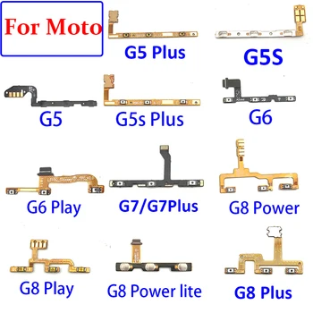 Оригинальный НОВЫЙ Переключатель Питания Кнопка включения/Выключения Кнопка Регулировки громкости Гибкий Кабель Для Motorola Moto G4 G5 G5S G6 G7 Plus G8 Power Lite Play