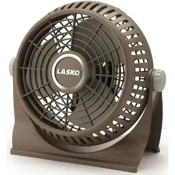 Поворотный напольный/настольный вентилятор Breeze Machine коричневого цвета