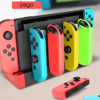 Пылезащитное Зарядное Устройство Зарядная Станция Портативный Маленький Декор для Переноски PG-9186 для Игрового Контроллера Nintendo Switch Joy game Con