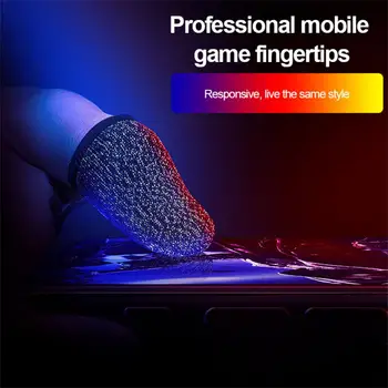 Сверхтонкие игровые рукава для пальцев, дышащие кончики пальцев для мобильных игр Pubg, рукава для пальцев с сенсорным экраном для игр