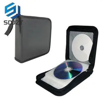 Сумка для хранения компакт-дисков на 40 дисков, Двусторонний Жесткий альбом, Коробка-органайзер для домашнего DVD