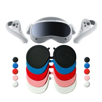 Ударопрочные чехлы для очков виртуальной реальности, силиконовый защитный чехол для очков-гарнитуры виртуальной реальности Pico 4, крышки для линз, пылезащитные рукава виртуальной реальности