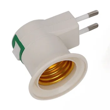 Удлинитель для розетки E27 с переключателем EU Plug Светильник Основание лампы Аксессуары для освещения