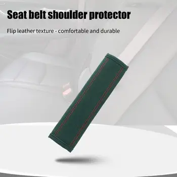 Универсальная 1 пара полезных чехлов для ремней безопасности, приятных на ощупь, нескользящие накладки для ремней безопасности в стиле ретро для автомобиля