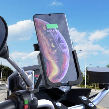 Универсальный держатель для телефона мотоцикла, велосипеда, скутера, квадроцикла из алюминиевого сплава, Открывающийся одной кнопкой, держатель для навигации на вынос