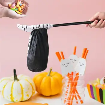 Хэллоуин тыква, скелет, попрошайка, сумочка для конфет, фестиваль призраков, рука скелета-призрака, сумка для конфет большой емкости, сумочка для конфет на Хэллоуин