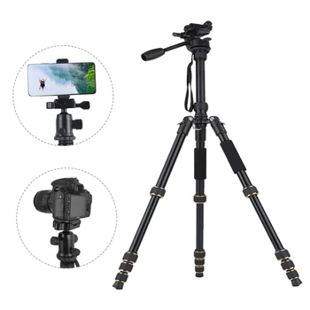 Штатив-трипод для фотоаппаратов; подставка для камер; сотовые телефоны; проекторы; веб-камеры; оптические прицелы для фотосъемки Canon Nikon Sony